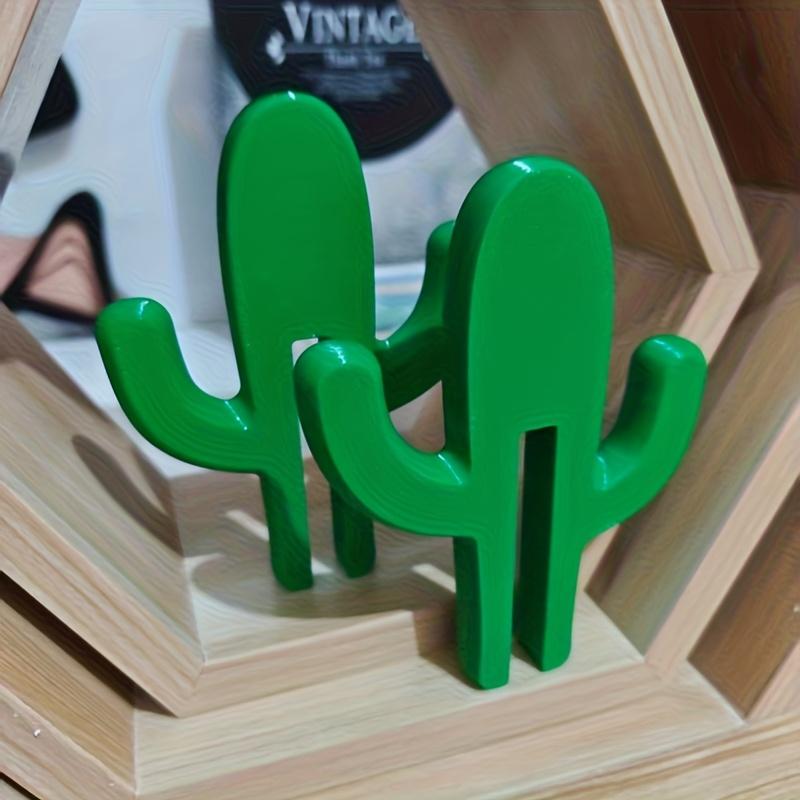 2 Cactus Bathroom Storage Rack | Plastic Door Clip Hook, Portable Shower Hook, Hook for Towels, Clothing, For 8mm Bathroom Doors