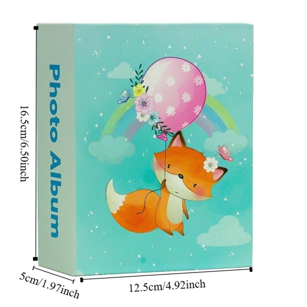 6 Inch 100 Pockets Photo Album Cloth Cover Photo Storage Scrapbook Album  Newborn Memory