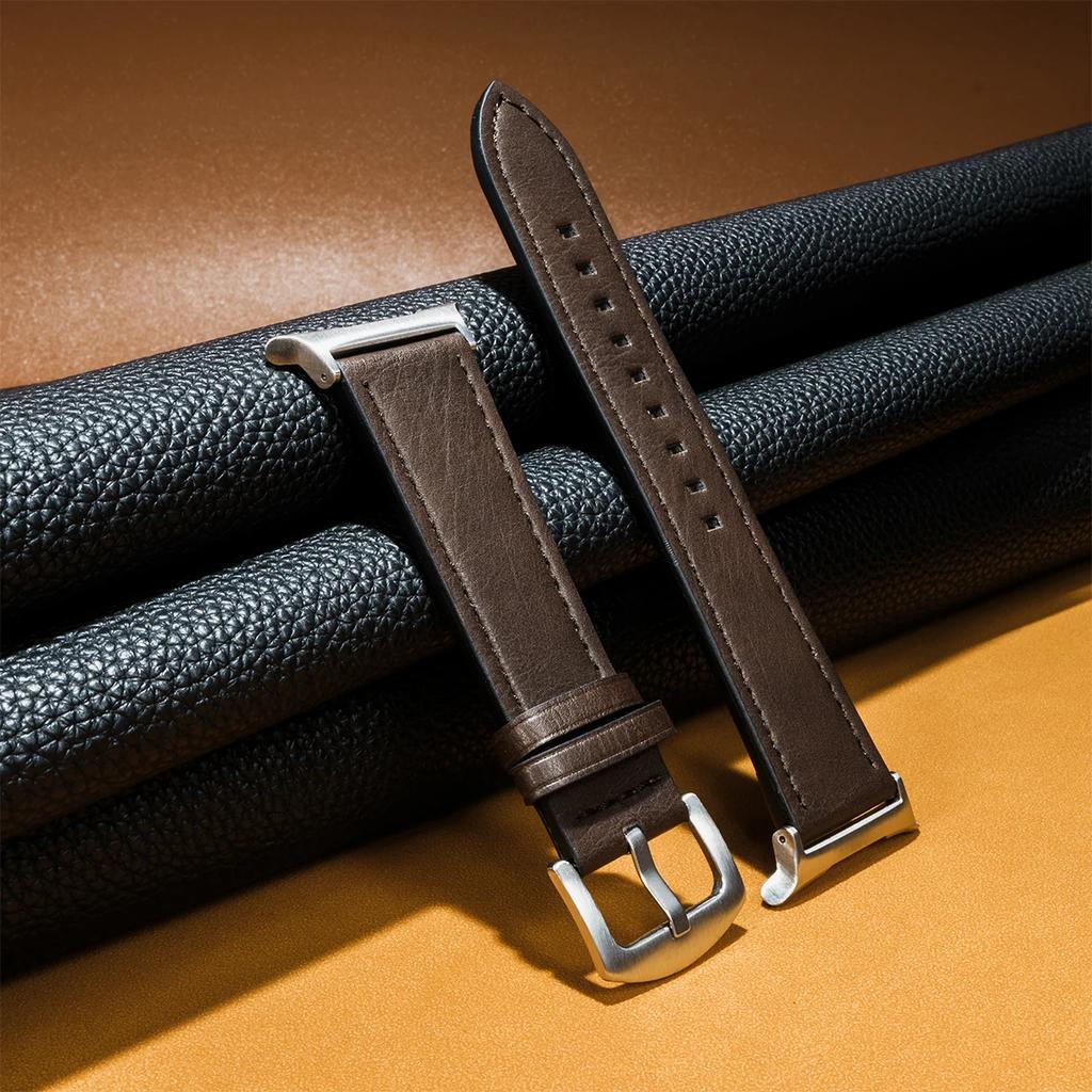 No Gaps Leather Strap for Samsung Galaxy Watch Ultra 47mm Wristband Bracelet for Galaxy Watch 7 Ultra 47mm Quick Business Band