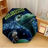 The Good Dinosaur Umbrella with Automatic Open/Close & Self-8-Rib Heavy-Duty Umbrella, Compact Travel Umbrella Suitable for Outdoor