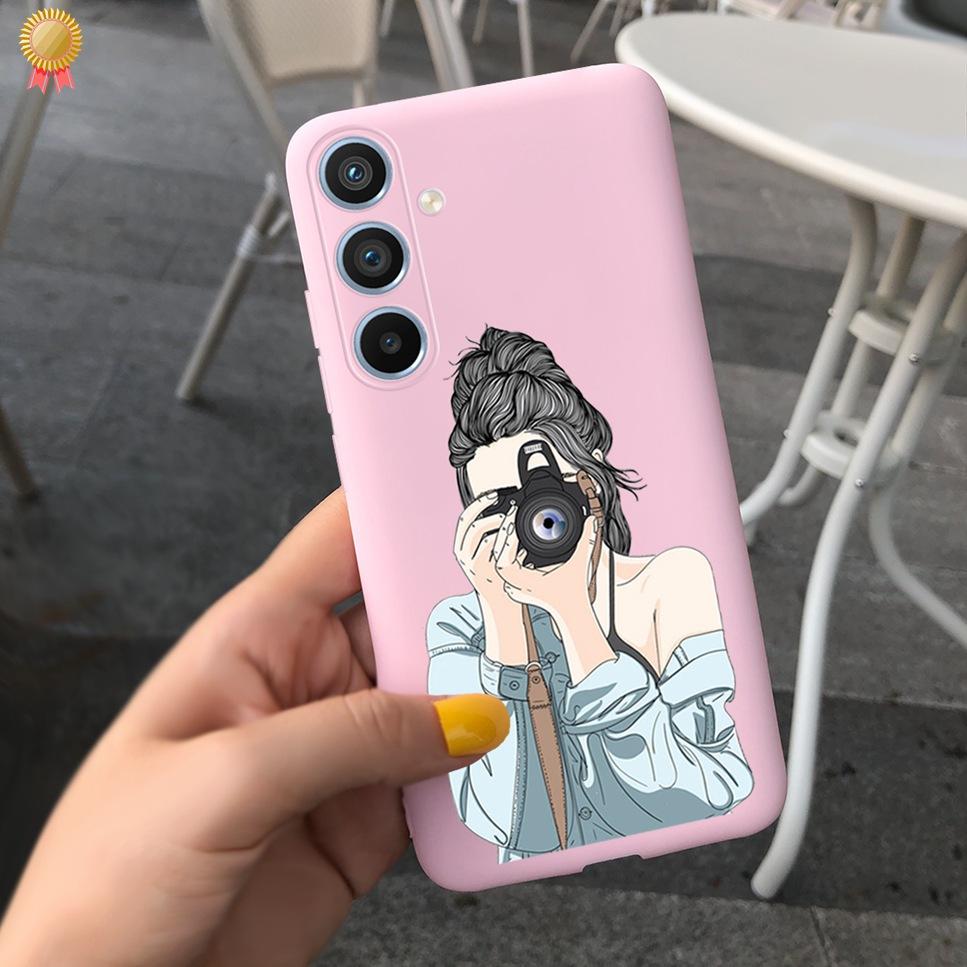 For Samsung Galaxy A24 A 24 4G Case Cute Shockproof Silicone Cartoon Back Cover For Samsung A24 SM-A246M A 24 Funda