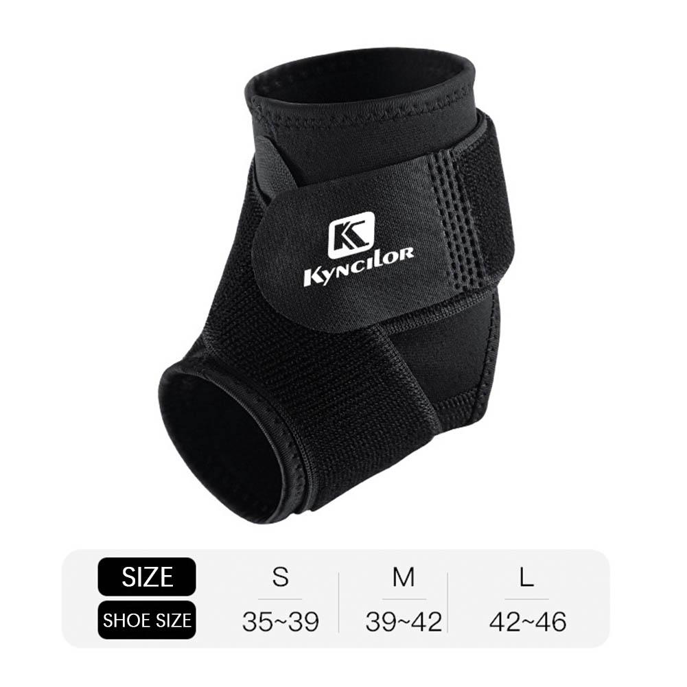 Профессиональный спортивный фиксатор голеностопа для бега, фитнеса, регулируемая компрессионная защитная повязка на голеностоп, бандаж-фиксатор голеностопа, защита S