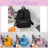 Modern Korean Style Kids Canvas Backpack Lightweight Large Capacity For School Age 3 To 6 Years