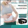 Heated Pulse Vibration Waist Massager Belt with Remote CN Plug (adapter Included)