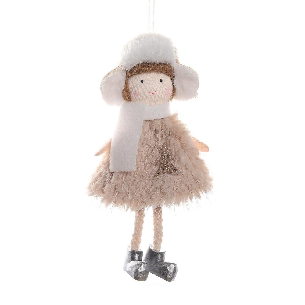 New Christmas Supplies Christmas Feather Angel Christmas Tree Decoration Pendant Small Pendant Christmas