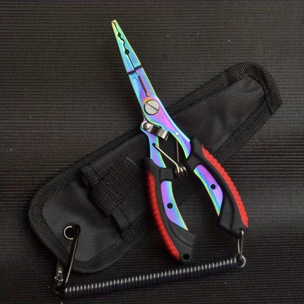 1 Set Portable Stainless Steel Hook Cutter Hook Remover Fish Lip Gripper Pliers Fishing Gear