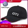 2026 Hot Sticker Outdoor Sport Leisure Sun Visor Hat Embroidery Hip Hop Baseball Caps for Volkswagen GTI Golf Passat Jetta Polo
