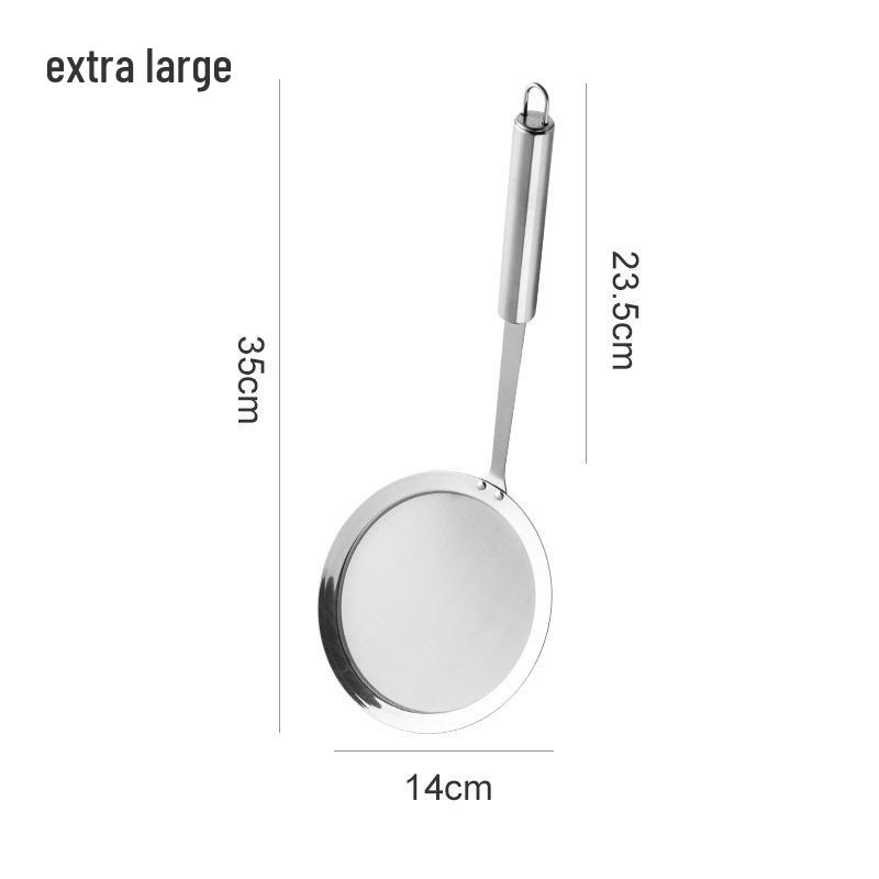 304 Edelstahl Öl- und Schaumschöpflöffel mit 100-Mesh-Filter für Hot Pot