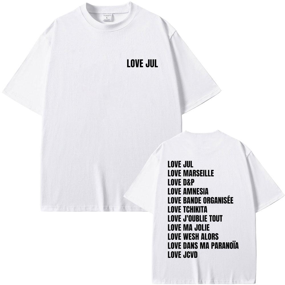Love Jul 2025 Merch Tshirts Men Women Fashion Rap Pop Music Short Sleeve Tshirt Mens Hip Hop Oversized T Shirts Streetwear
