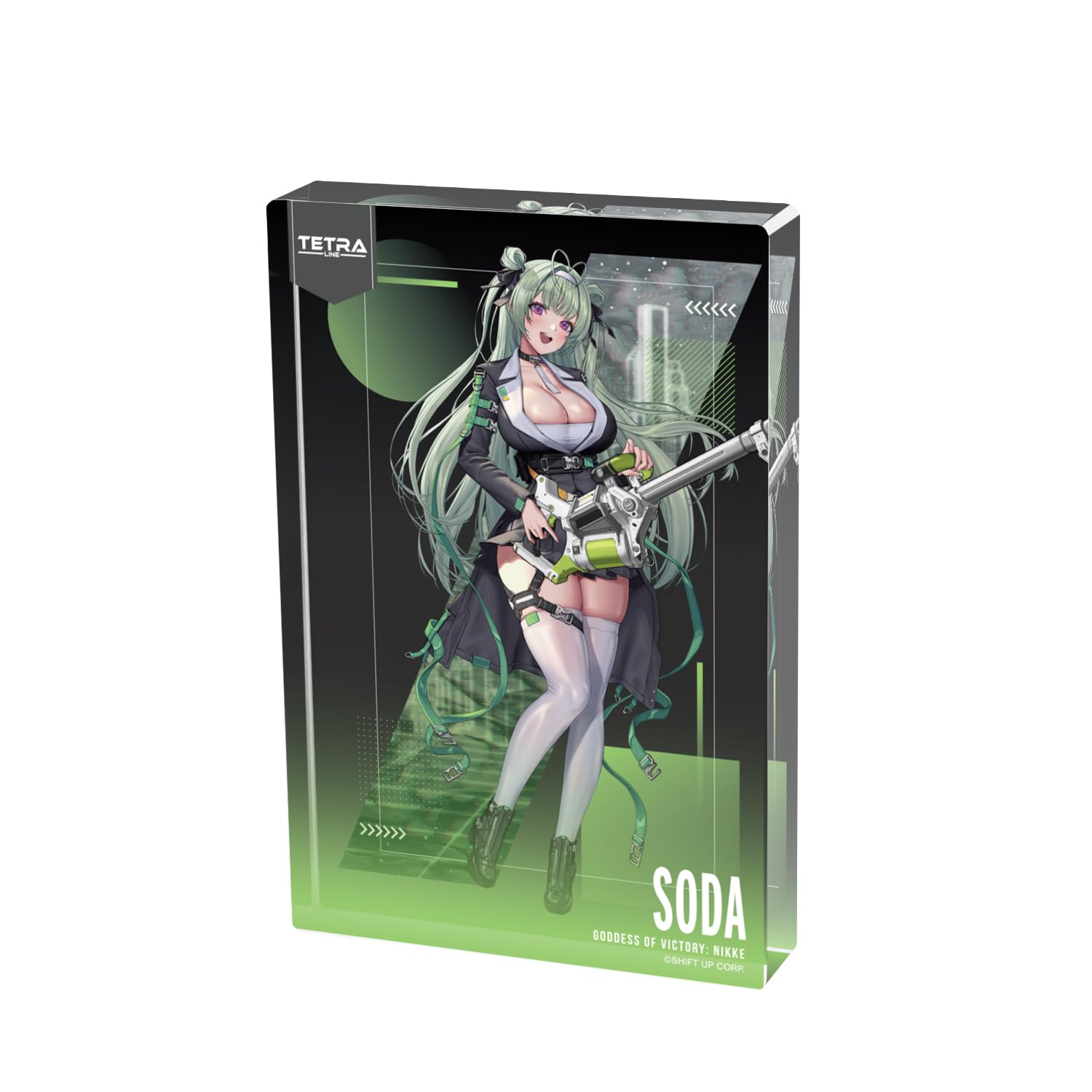 

Goddess of Victory NIKKE LOVECACAO Illustration Soda Tactical Fashion Acrylic Block Ver.
