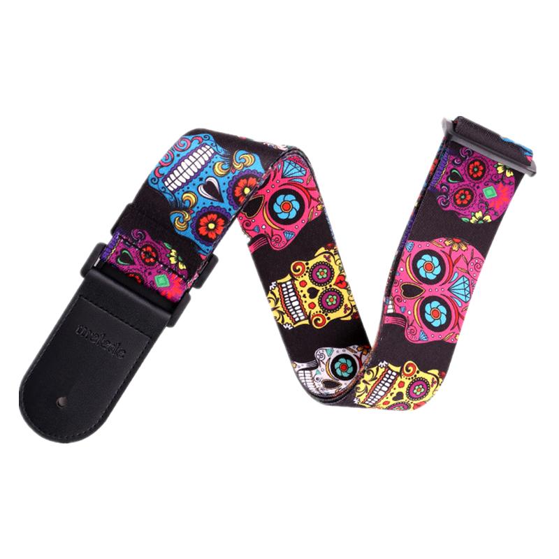 1 pc  Acoustic Guitar Strap Electric Guitar Straps with Leather Ends Adjustable Classical Guitar Straps