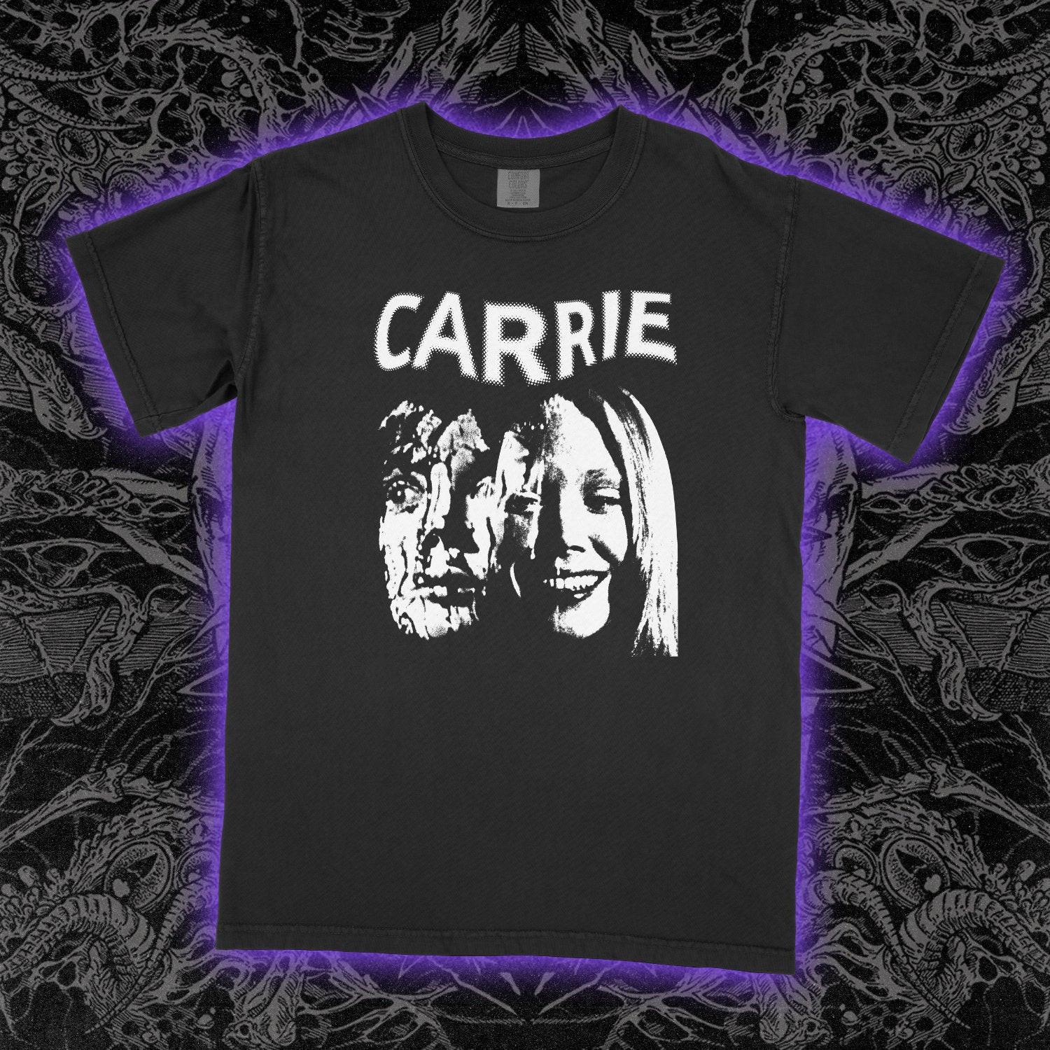 CARRIE Фильм 1976 Футболка культовый хоррор Сисси Спейсек изгнанник Хэллоуин, Унисекс Т M