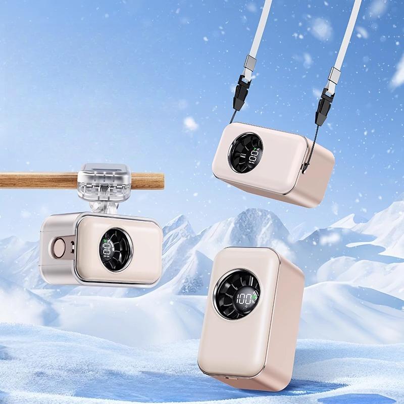 

Eary Portable Mini Handheld Fan 100 Speeds Wind with Clip Lanyard 2000mAh Rechargeable 3-in-1 Hand/Desk/Neck Multifunction Fan розовый