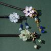 Ancient-Style Wooden Hairpins with Tassels - Chinese Hanfu Hair Accessories for Women