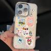 Cute Cartoon Role Tamagotchi Dog Phone Case For Samsung Galaxy A73 A16 A35 A55 A25 A15 A56 A54 A36 A34 A24 A26 4G 5G Soft Cover
