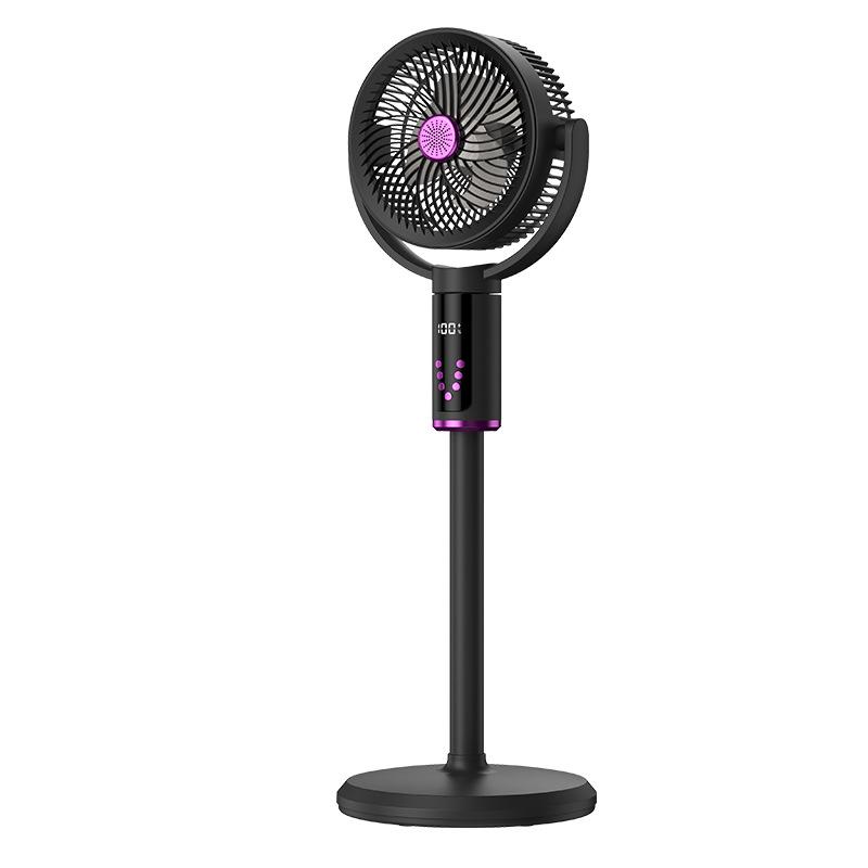 New Air Circulation Multifunctional Desktop & Vertical Digital Fan for Home & Dormitory Use