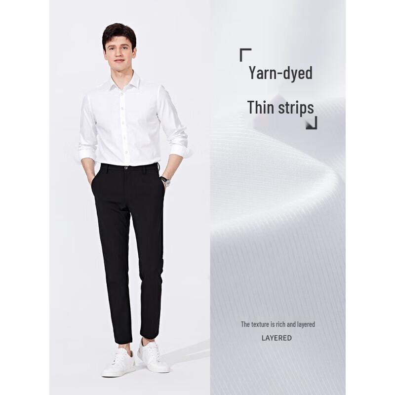 Navigare Men s Wrinkle-Free Oxford Long Sleeve Shirt L