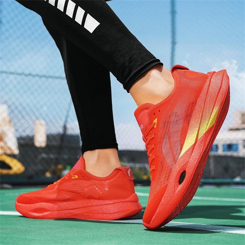 2025 New Men's and Women's Professional Running Shoes Children's Shock Absorption and Rebound Racing Shoes Youth Couple Running Shoes