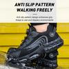 New Safety Shoes Men Rotary Buckle Work Shoes Air Cushion Indestructible Sneakers Puncture-Proof Security Boots Protective