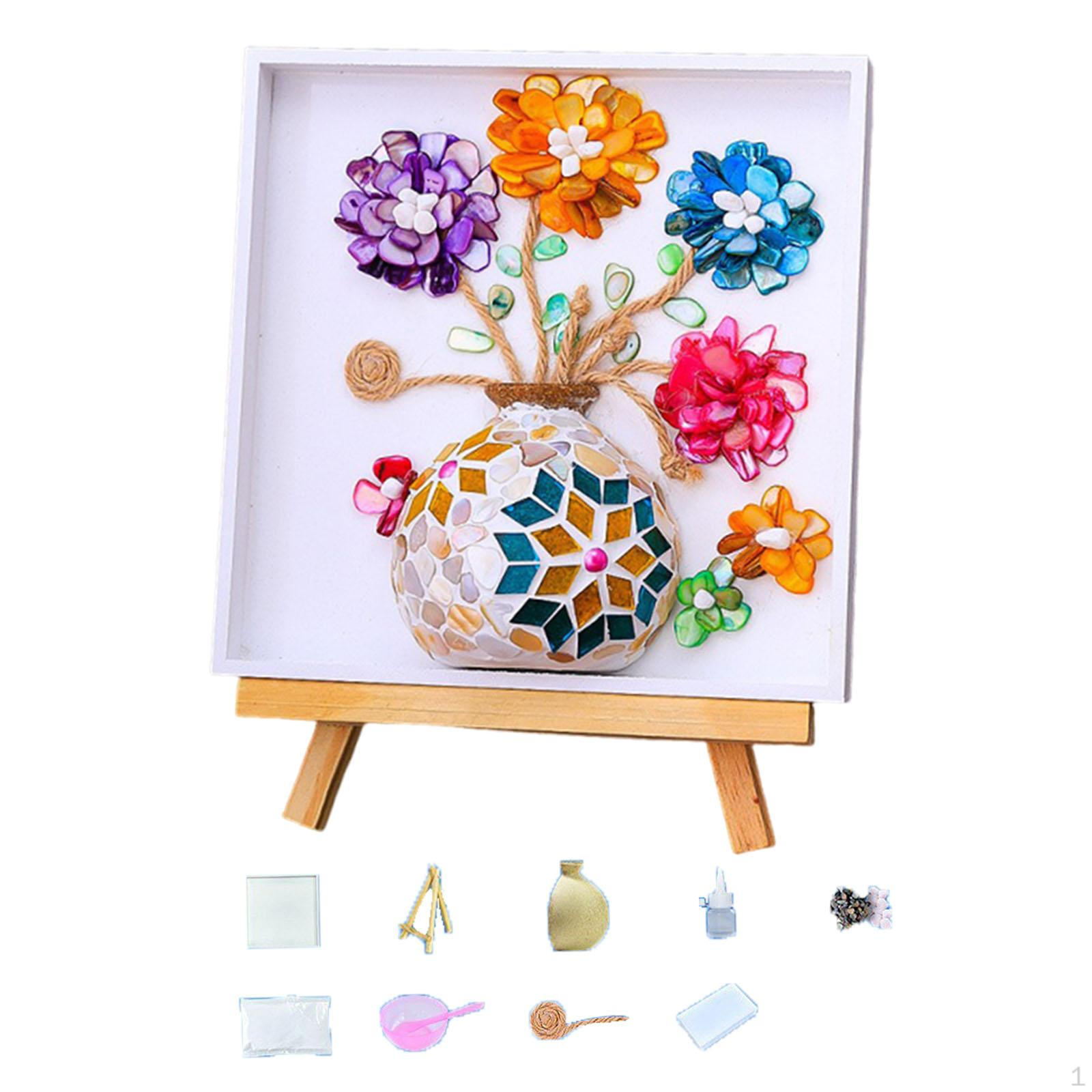 

DIY Mosaic Craft Kit Pasting Sticker Handicraft Kids Filling Accessories Style A Style A