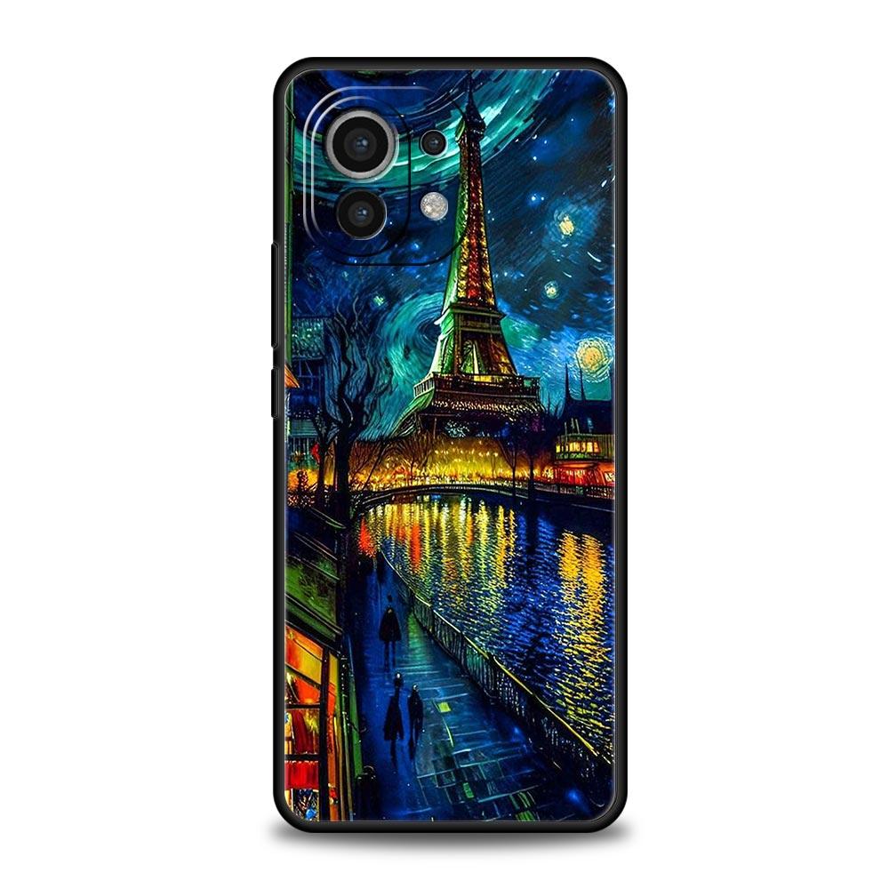 

Чехол для телефона «Звездная ночь Ван Гог» для Xiaomi 14 13 12 11 Lite 13T 12T 11T Pro 9T Mi Poco X6 X5 M3 X3 Pro F5 F4 F3 5G, черный чехол Xiaomi 14