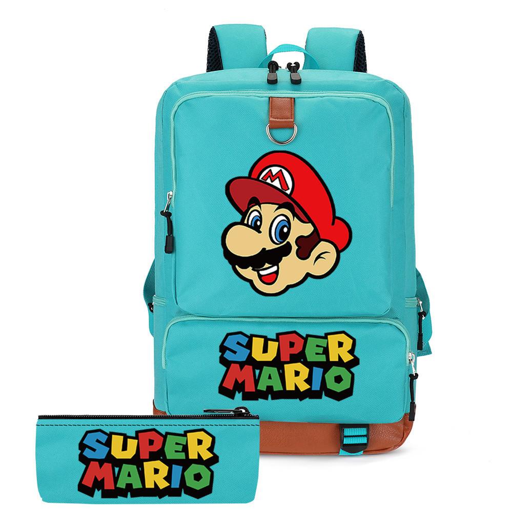 Cartoon Backpack, Primary And Secondary School Schoolbag, Backpack, Pencil Case, Two-Piece Set, Computer Bag.