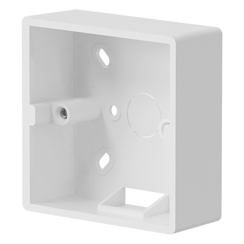 For Wall Mounted 86 Type External Junction Box Switch Socket Box Made from Flame Retardant PVC Material Design
