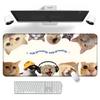 Cat Funny Cute Mouse Pad Rubber Thicken Overlock Gaming Table Mat Office Computer Keyboard Pad PC Mousepad