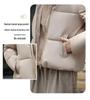 Women's Winter 2026 Korean Style Short Down Jacket - Two-Piece Hooded Patchwork Puffer Coat