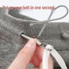 Bendable Elastic Waistband Threading Tool with Spring Eyelet