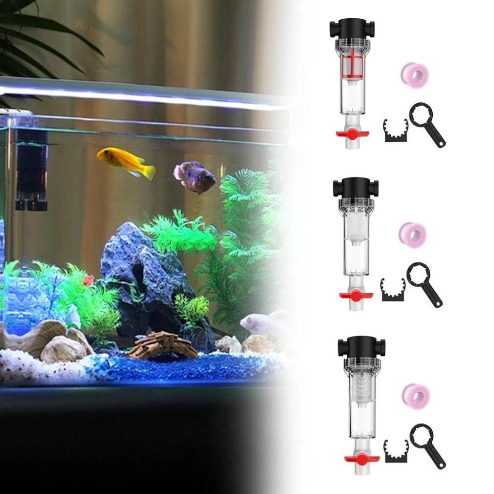 New Filtration Fish Tank Filter PP Built-in fish feces separator Efficient Separation 200Mesh Fish Waste Collector Saltwater