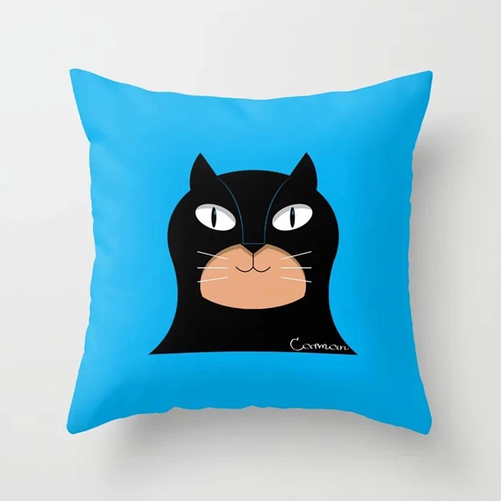 Cute Animal Pattern Pillowcase Office Living Room Car Ornaments Home Pillowcase