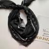 Elegant Floral Jacquard Woven Scarf Shawl for Europe and America