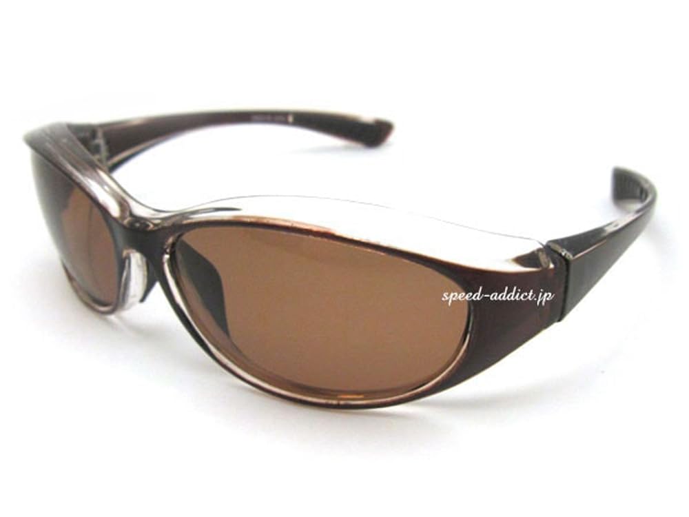 

PORALIZED BIKER SHADE WIND GUARD Biker Shade Wind Polarized BROWN [SPEED ADDICT] (Polarized Guard) BROWN/CLEAR ×
