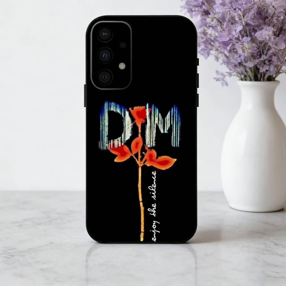 

D-Depech-H COOL B-Band-D M-Mode Phone Case For Samsung Galaxy A73,A72,A71,A70,A53,A52,A51,Soft Silicone Black Cover Samsung a71 5g
