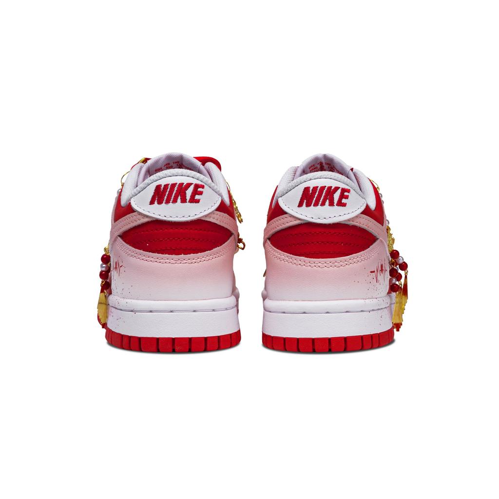 Nike Dunk Love Forever Cushioning Low top Skateboard Shoes Women's Red CW1590-600(Team376-)