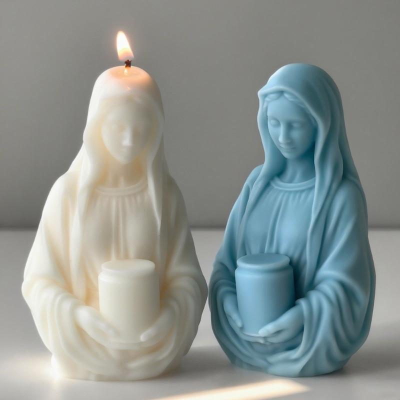 Forma silikonowa do świec portretowych o wysokiej precyzji, odpowiednia do szczegółowej ekspozycji biżuterii i dekoracji domowych. Rzemiosło.