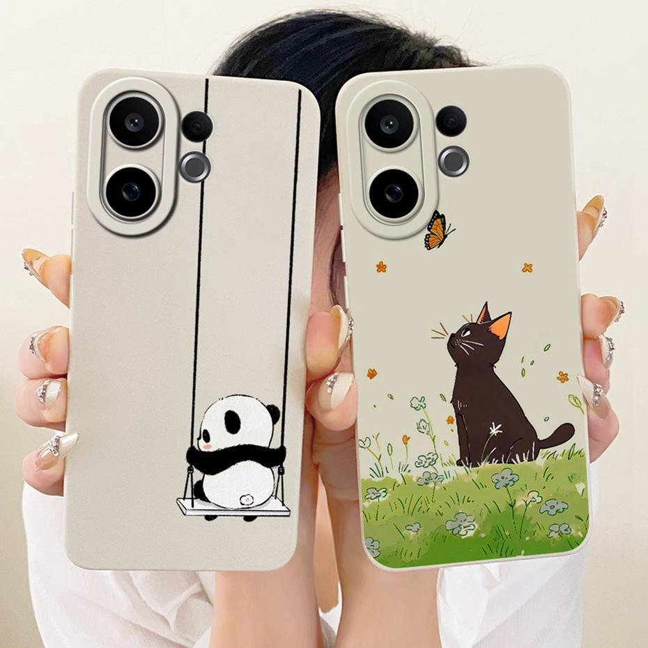 Cute Printed Phone Case For Vivo V60 / V60 Lite 4G 5G Soft Silicone Shockproof Cases For Vivo V 60 V60lite Covers Bumpers