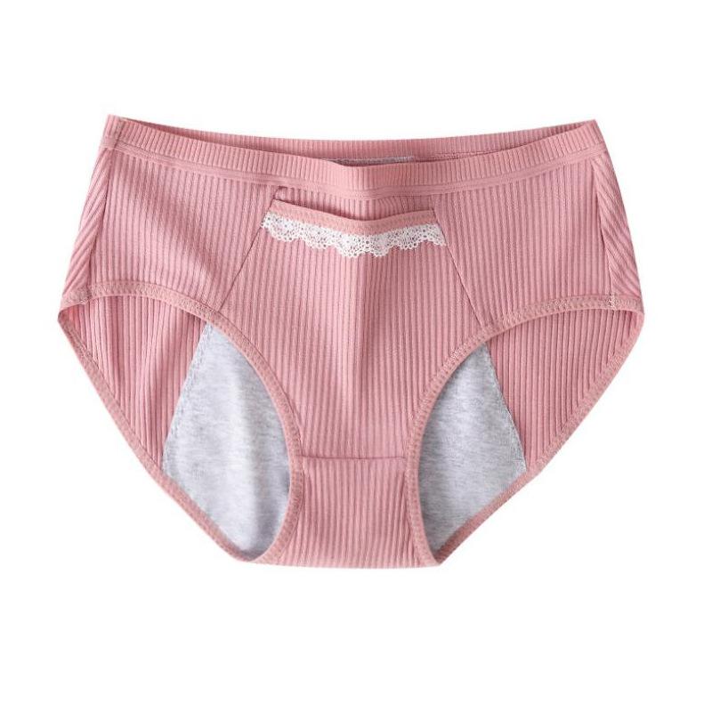 Women's Panties Japanese  Cotton Large Size Cotton Trunks Menstrual Anti-leakage Menstrual Panties Physiological Pants