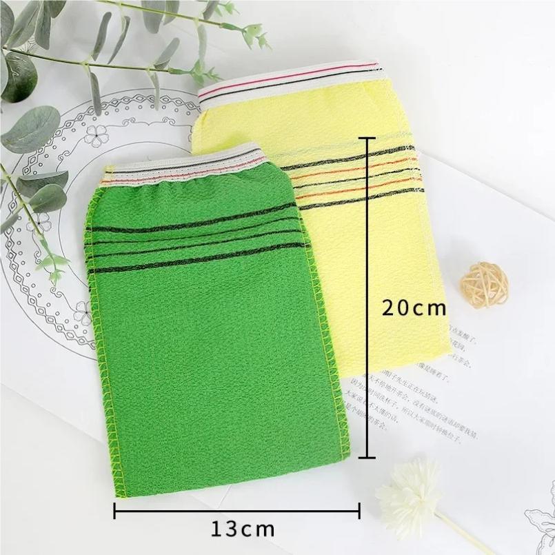 Baño Para Exfoliante Limpieza Corporal Exfoliante Manopla Frotar Piel Muerta Guantes Para Ducha Cepillo Corporal Toalla Suministros de Limpieza para el Baño