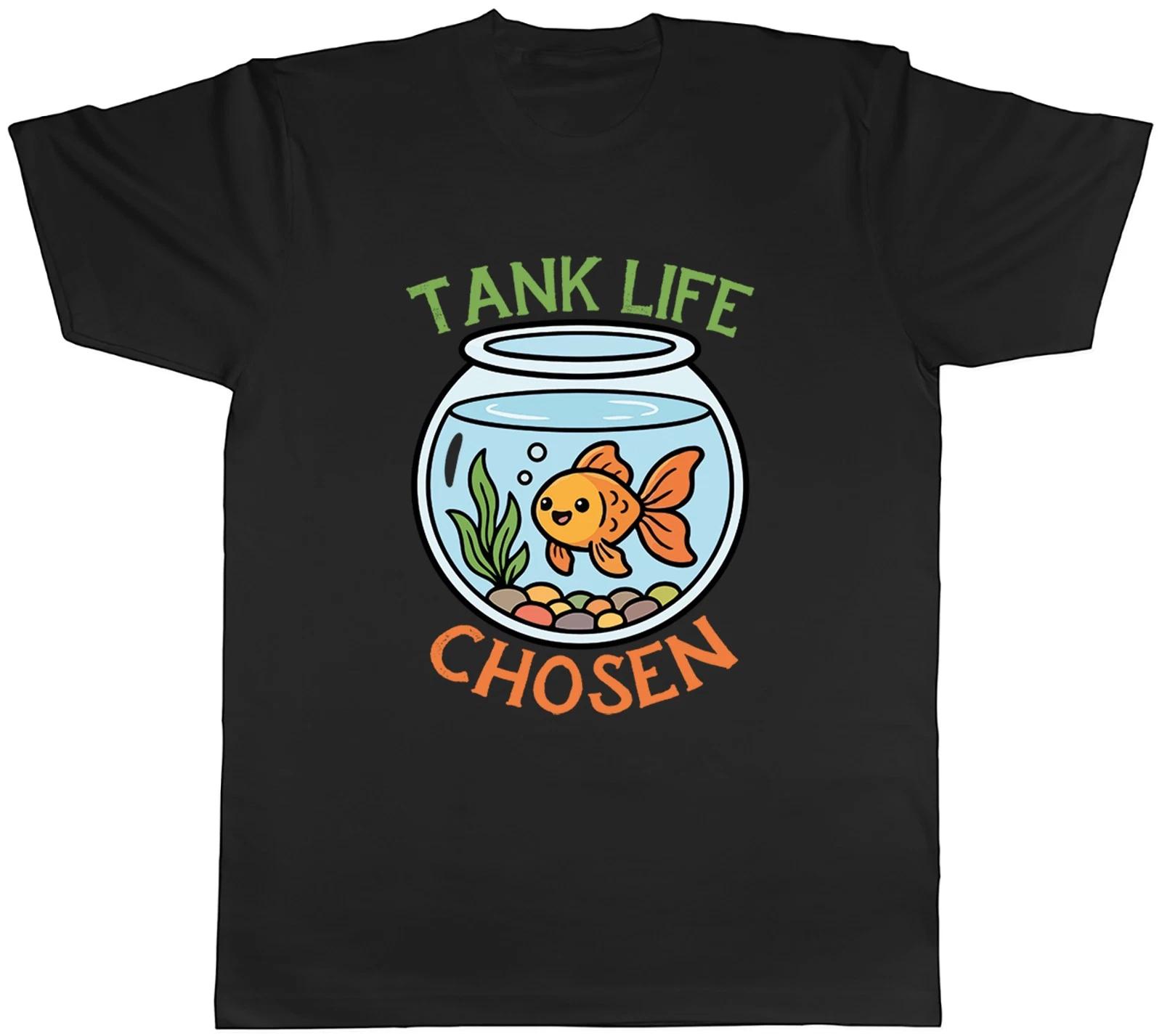 Tank Life Chosen Fish Lover Mens T-Shirt Tee Gift Top S