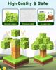 Magnetic World Forest Cube: Mini Magnetic Building Blocks Set