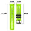 22mm atmungsaktives Silikonarmband für Garmin Forerunner 570 47mm 265 255 Music/Venu 4 45mm 3 2/Vivoactive 4/Active/Darth Vader Band