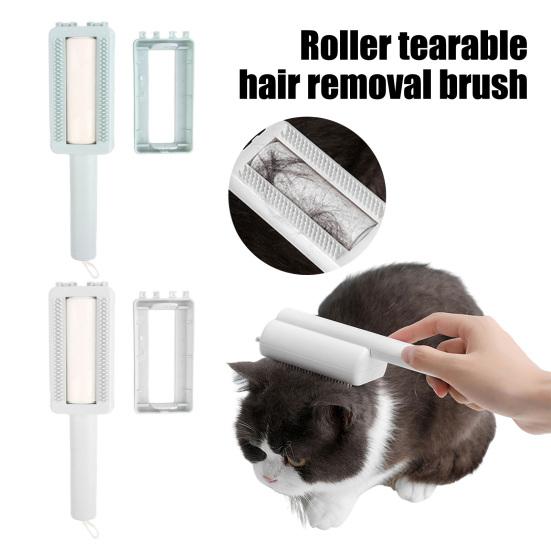 Nástroj na odstraňování chlupů domácích zvířat Váleček na prach Kartáč Nástroj pro péči o srst Kočky a psi Opakovaně použitelný lepivý váleček na odstraňování chlupů pro prádlo Koberec Nábytek Pohovka Postel