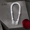 Halloween Necklace Gothic Skeleton Hand Necklace, Punk Cosplay Skull Claw Palm Choker, Costume Jewelry for Men Women