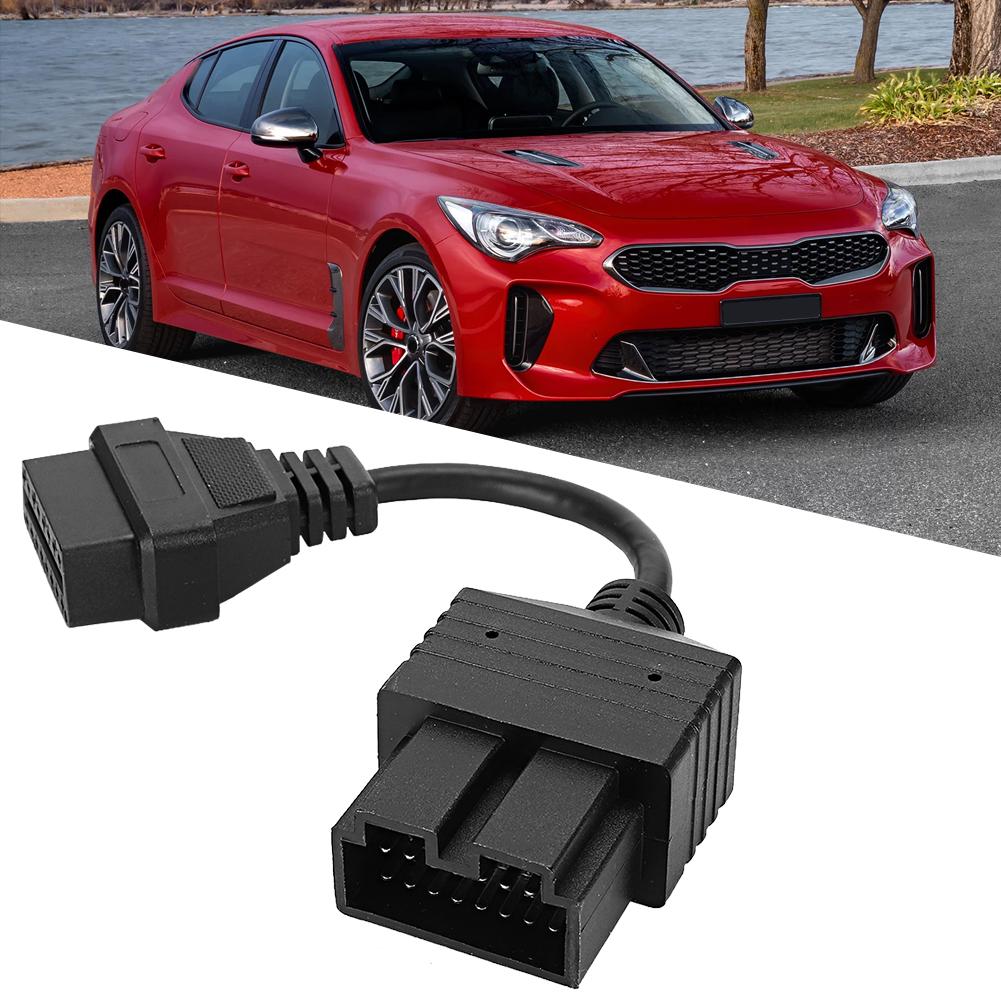 20Pin To 16Pin OBD2 Diagnostic Cable Adapter Connector Fits for KIA