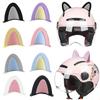2pcs Cute Motorcycle Helmet Cat Ears Electric Car Motocross Stickers Driving Styling Universal Helmet Decoration Accessories