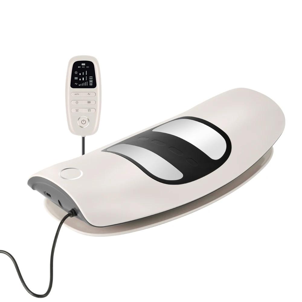 Electric Lumbar Traction Massager,Adjustable Vibration Waist Massager,Inflatable Back Stretcher Device,Waist Spine Support Back
