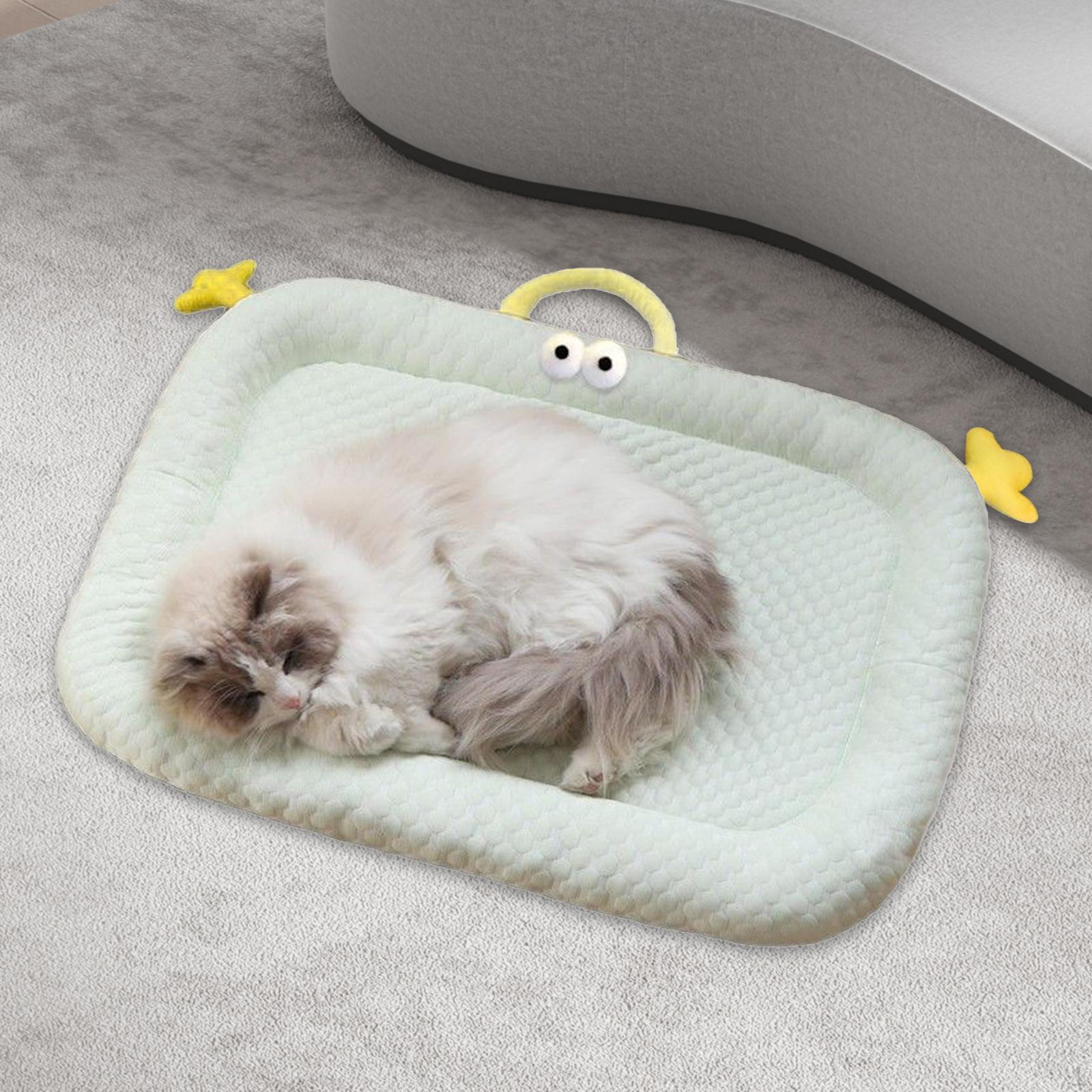 

Охлаждающий коврик для кошек Кровать Портативный Домашний Легкий Принадлежности для домашних животных с Нескользящей Подкладкой S