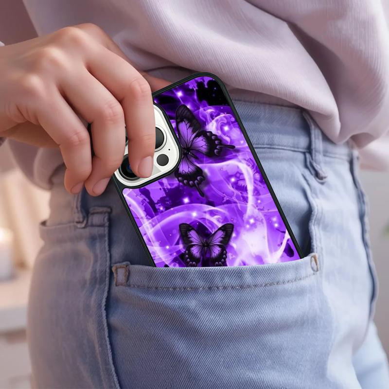 Beauty Butterfly A Phone Case For iPhone 17 Air 15 16e 14 13 Pro Max Coque 12 11 Pro Max PLUS cover